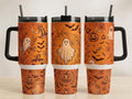 👻 Spooky Ghosts & Pumpkins 40 oz Tumbler