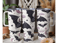 🦇 Spooky Bat Garden – 40 oz Tumbler