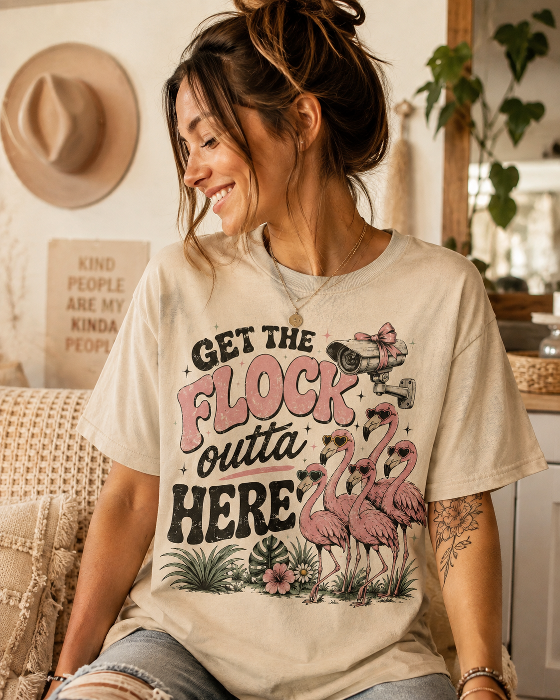 Get the Flock outta here graphic tshirt