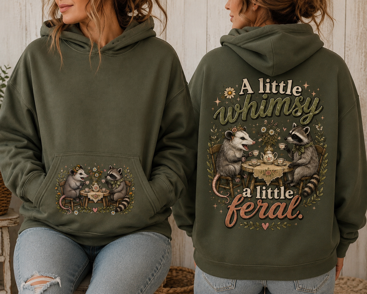 Whimsy & Feral Woodland Tea Party Hoodie