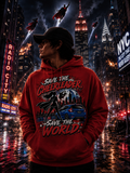 🦸‍♀️ Save the Cheerleader, Save the World Hoodie