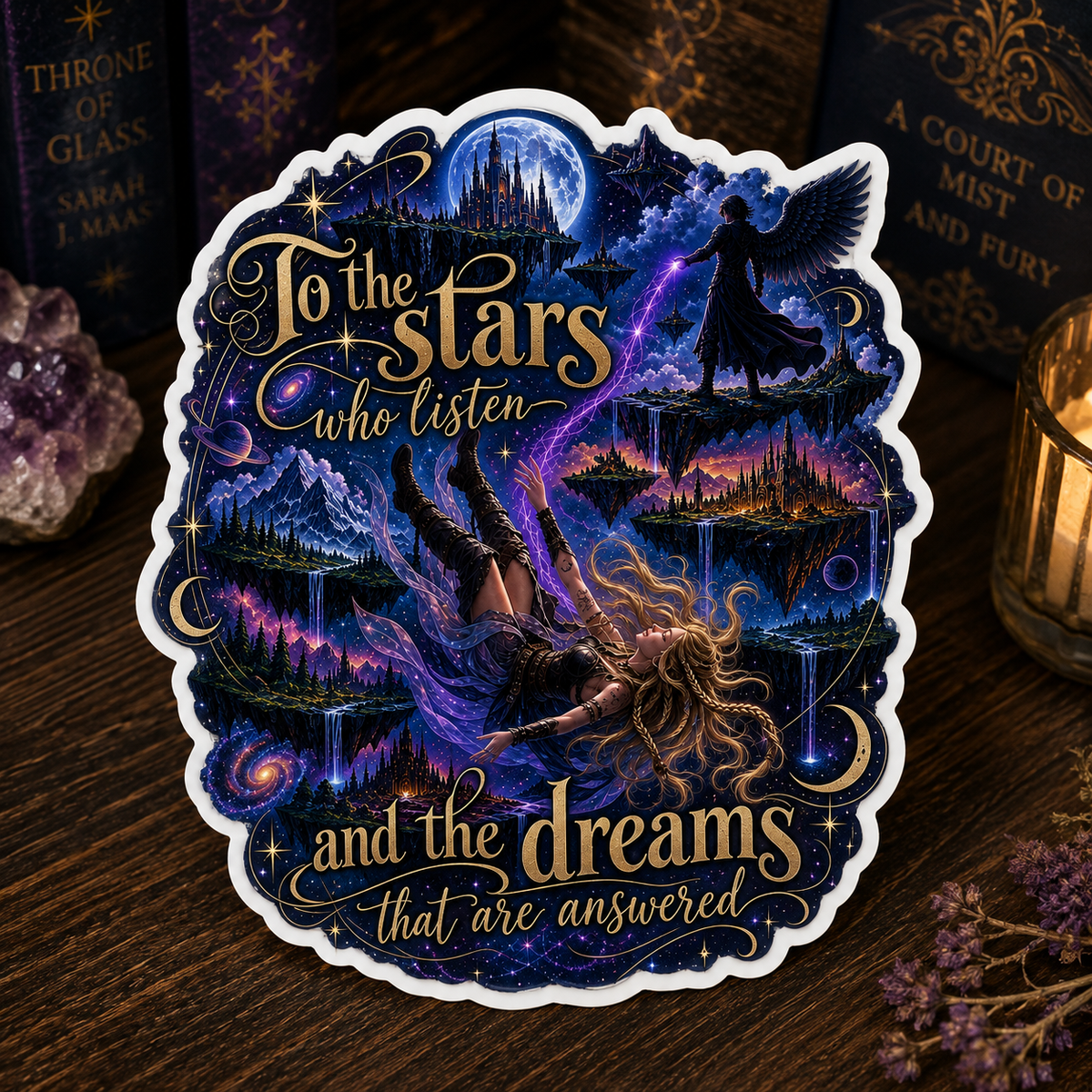✨ To the Stars Who Listen — Fantasy Sticker