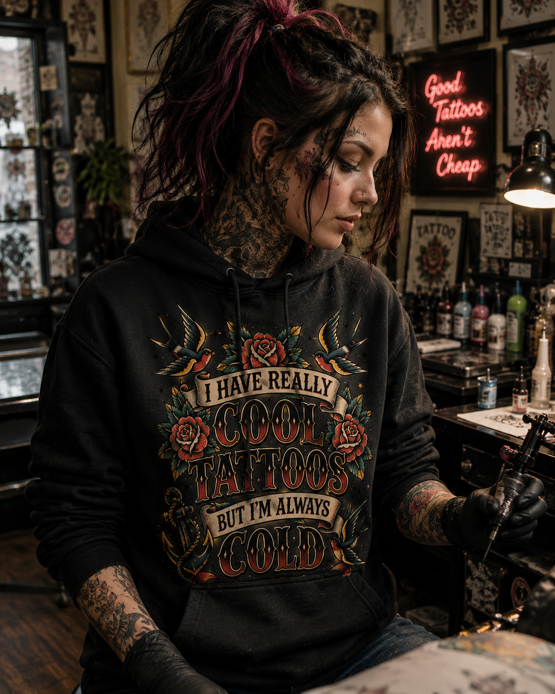 Cool tattoos Hoodie
