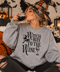 🍷 Witch Way to the Wine Sweatshirt