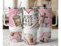 ✝️ Jesus Fills My Cup 40 oz Tumbler