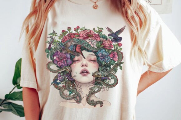 Boho Medusa Graphic Tee