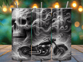 🏍️ Skull Rider Motorcycle 20oz Tumbler