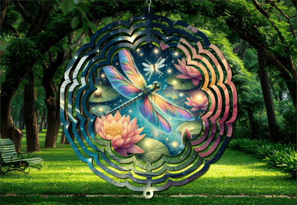 Dragonfly Wind Spinner