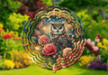 Mystical Owl Wind Spinner