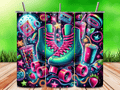 Neon Roller Skate Tumbler