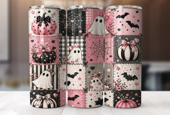 Cute Pastel Goth Halloween Tumbler