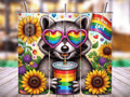 Pride Raccoon Tumbler