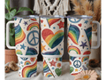 🏳️‍🌈 LGBTQ+ Pride Rainbow 40 oz Tumbler