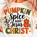 Pumpkin Spice and Jesus Christ Graphic Tee