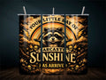 🦝 Sarcastic Raccoon Sunshine 20oz Tumbler