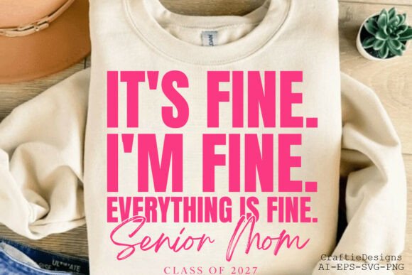 Senior Mom Class of 2027 Sweat Shirt