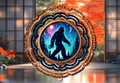 Silhouette Big Foot Wind Spinner