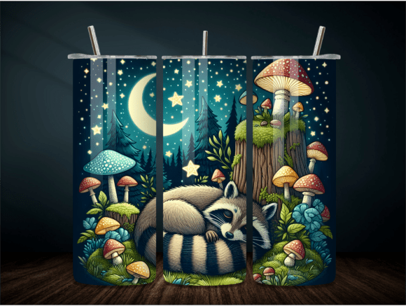 Love for Luna — Moonlit Raccoon 20 oz Tumbler