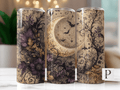 🌙🦇 Gothic Moon & Bats 20 oz Tumbler