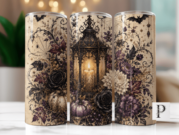 🦇 Vintage Gothic Garden 20 oz Tumbler