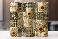 🌻 Sunflower Patchwork Tumbler