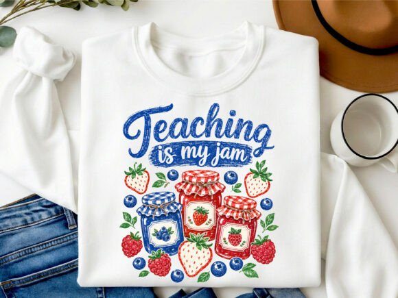 Teaching Is My Jam Teacher Sweatshirt