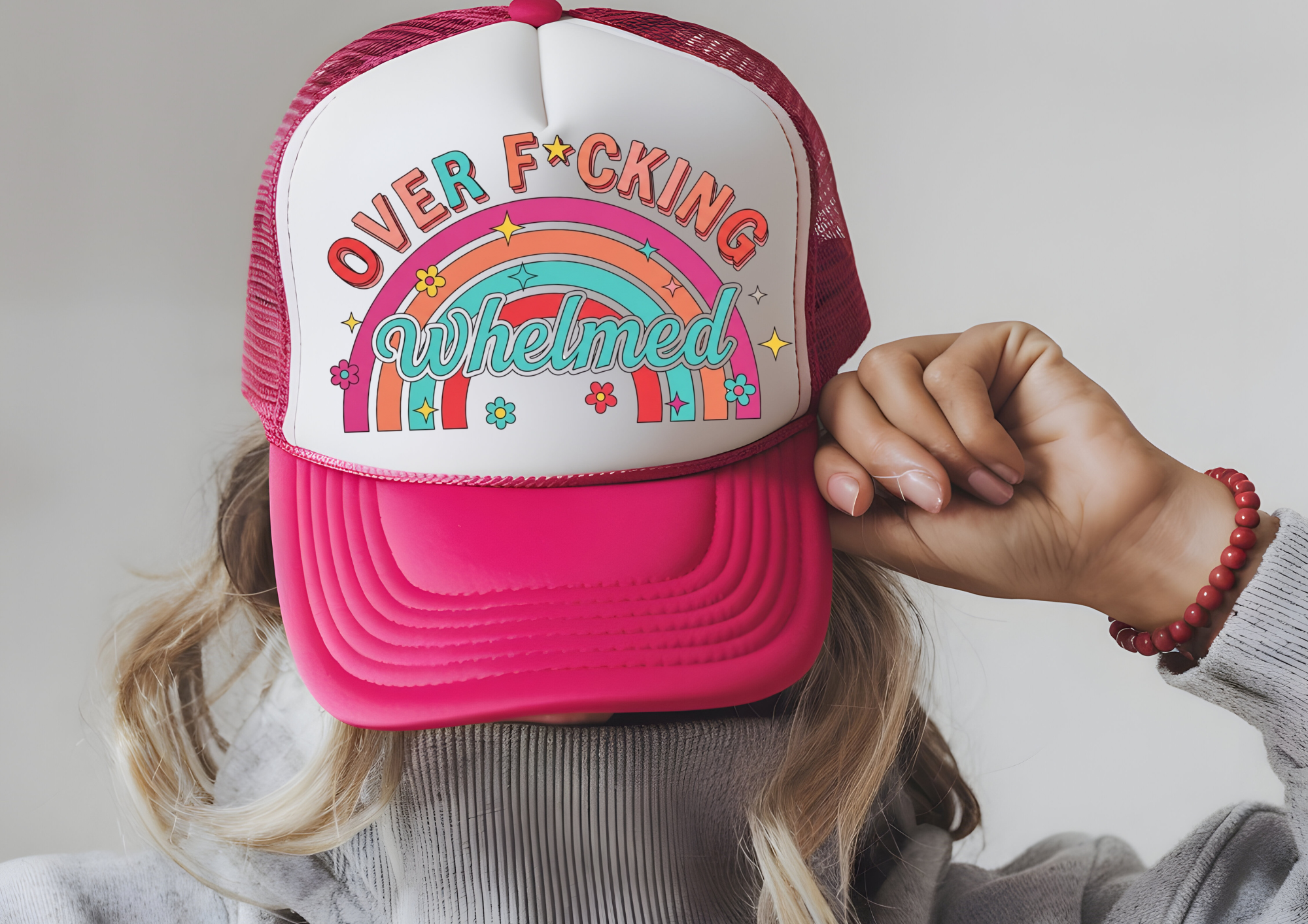 Over F*cking Whelmed Trucker Hat