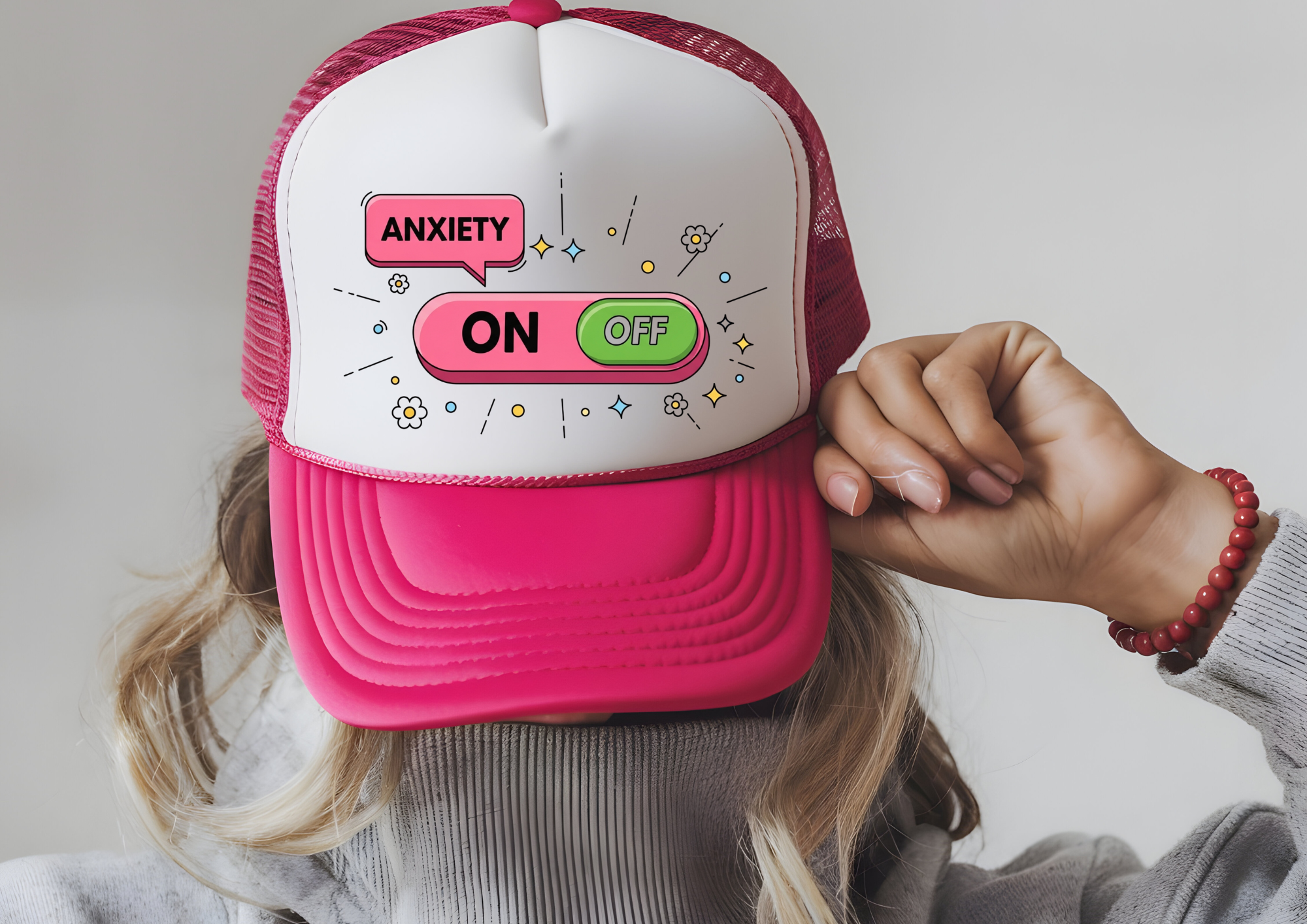 Anxiety On Trucker Hat