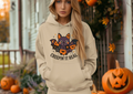 Creeping it Real Patchwork Spooky Bat Hoodie