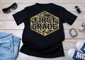 Camo 1st Grade  Graphic Tee