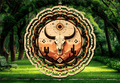 Western Skull Wind Spinner