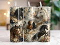 🐴 Wild & Free Floral Horses 20oz Tumbler