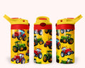 Tractor  Soft flip lid water bottle Lid Colors may vary
